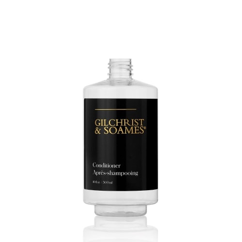 Gilchrist & Soames Black Label Conditioner Refillable Tamper Proof Bottle, Empty 10oz/300ml